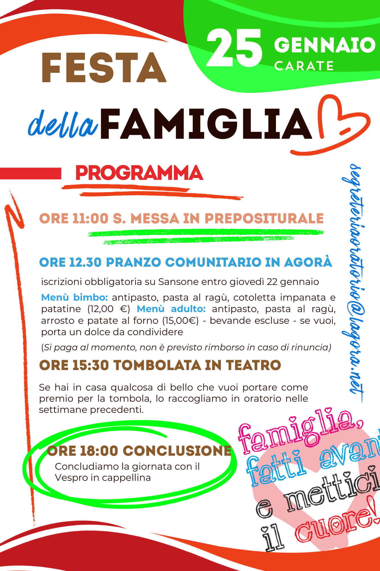 festa della famiglia 2026
